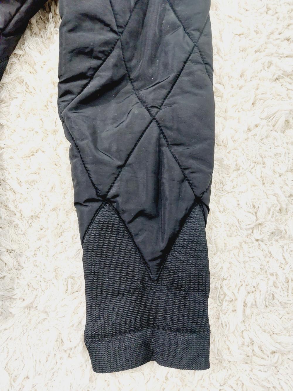 Jean Paul Gaultier JPG Black Bomber Fly Quilted Pilot Wasp Tab Waist Jacket For Sale 9