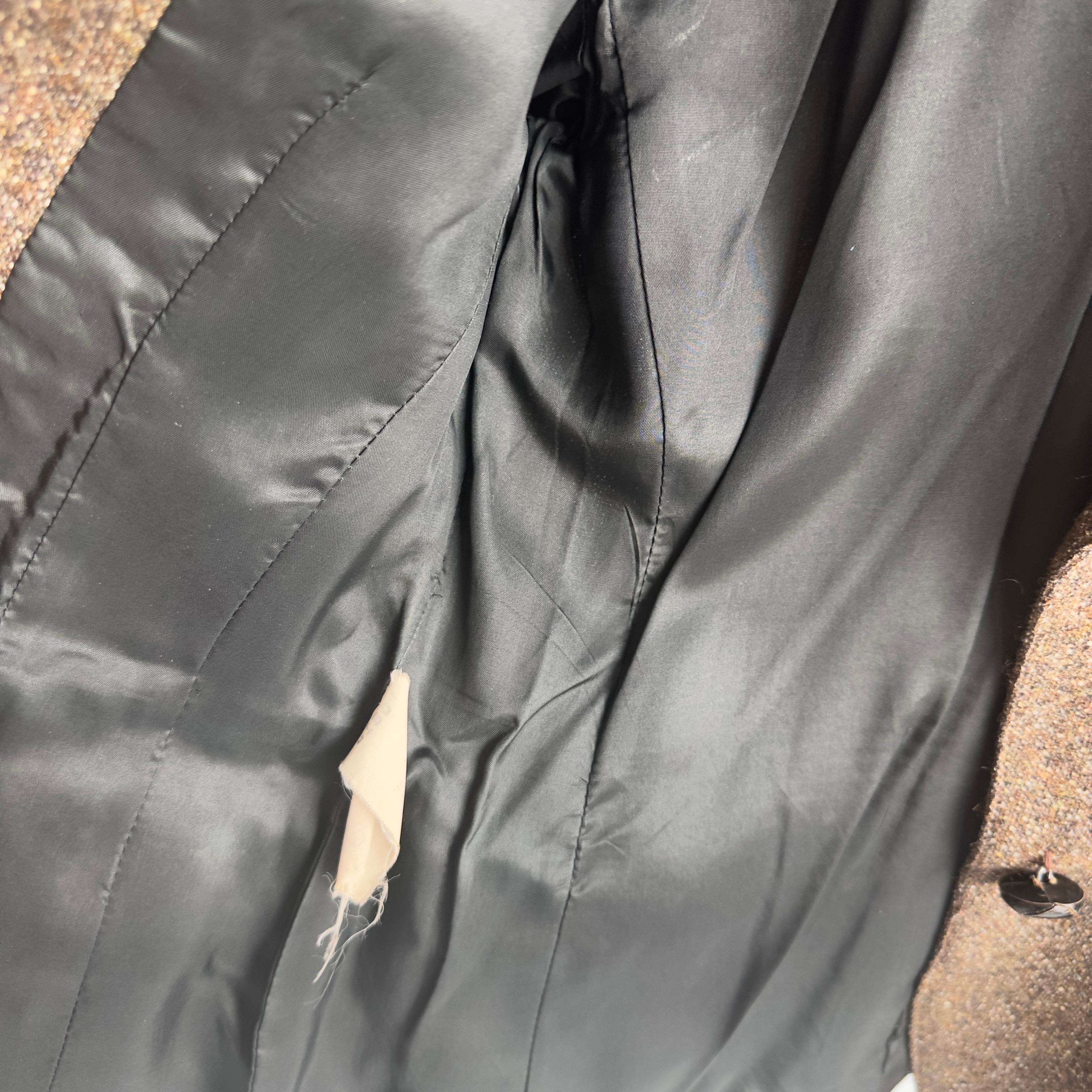 Jean Paul Gaultier 'Junior Gaultier' Blazer de lana marrón - Sastrería Vintage en venta 5