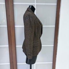 Jean Paul Gaultier 'Junior Gaultier' Blazer aus brauner Wolle - Vintage Tailoring