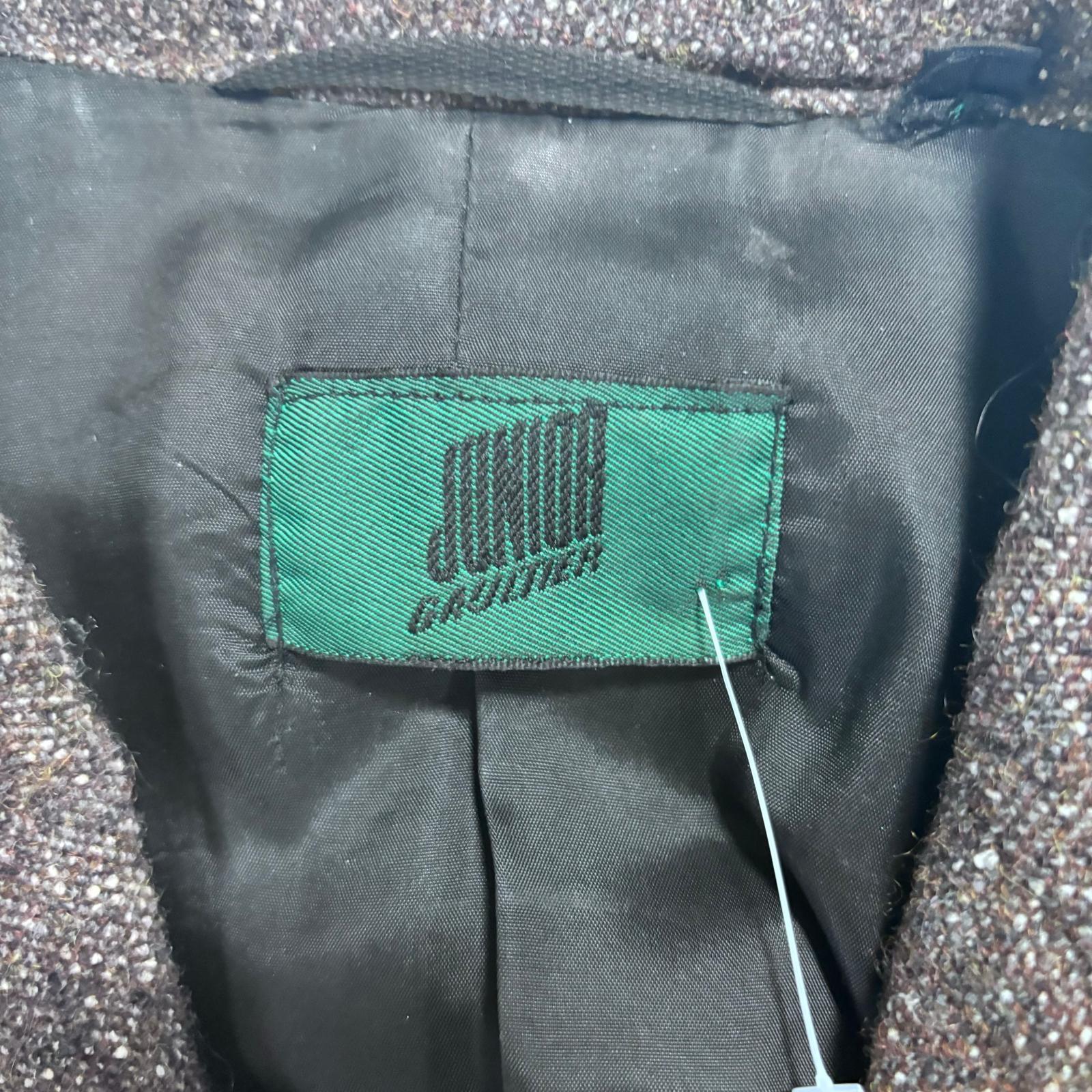 Jean Paul Gaultier 'Junior Gaultier' Blazer de lana marrón - Sastrería Vintage en Excelente estado para la venta en Basaluzzo, IT