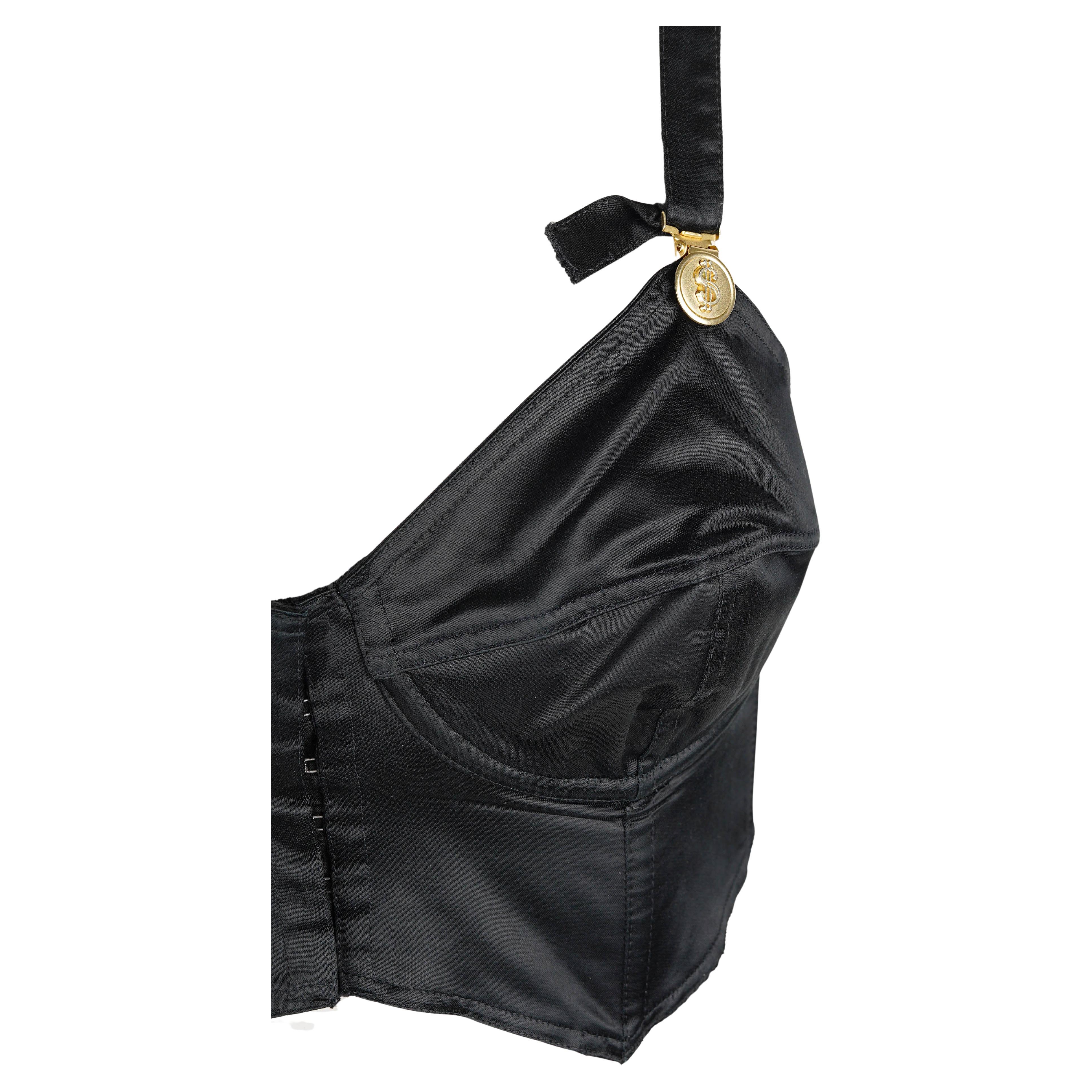 Gray Jean Paul Gaultier “Junior Gaultier” Bustier Top, circa 1991 – Size IT 46 For Sale