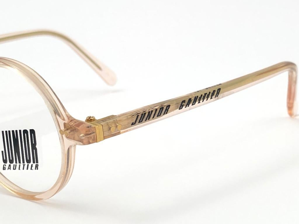 Jean Paul Gaultier Junior Transluzent 57 0271 Rx 90er Jahre  Sonnenbrille, hergestellt in Japan im Zustand „Neu“ in Baleares, Baleares