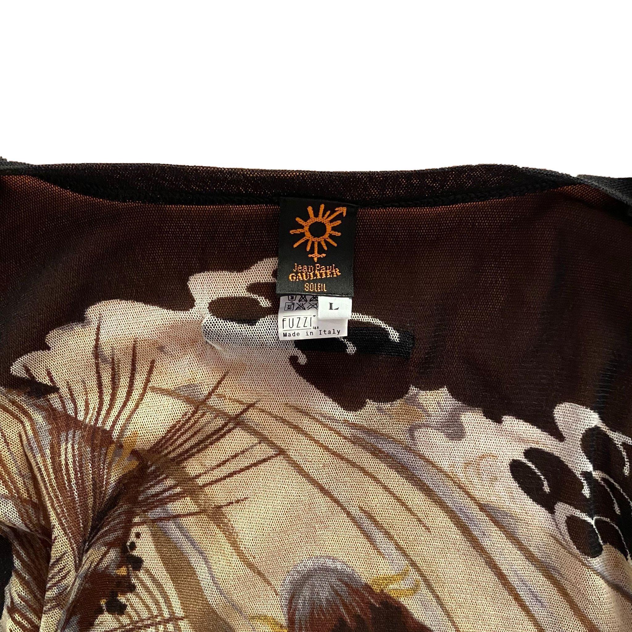 jean paul gaultier wrap top