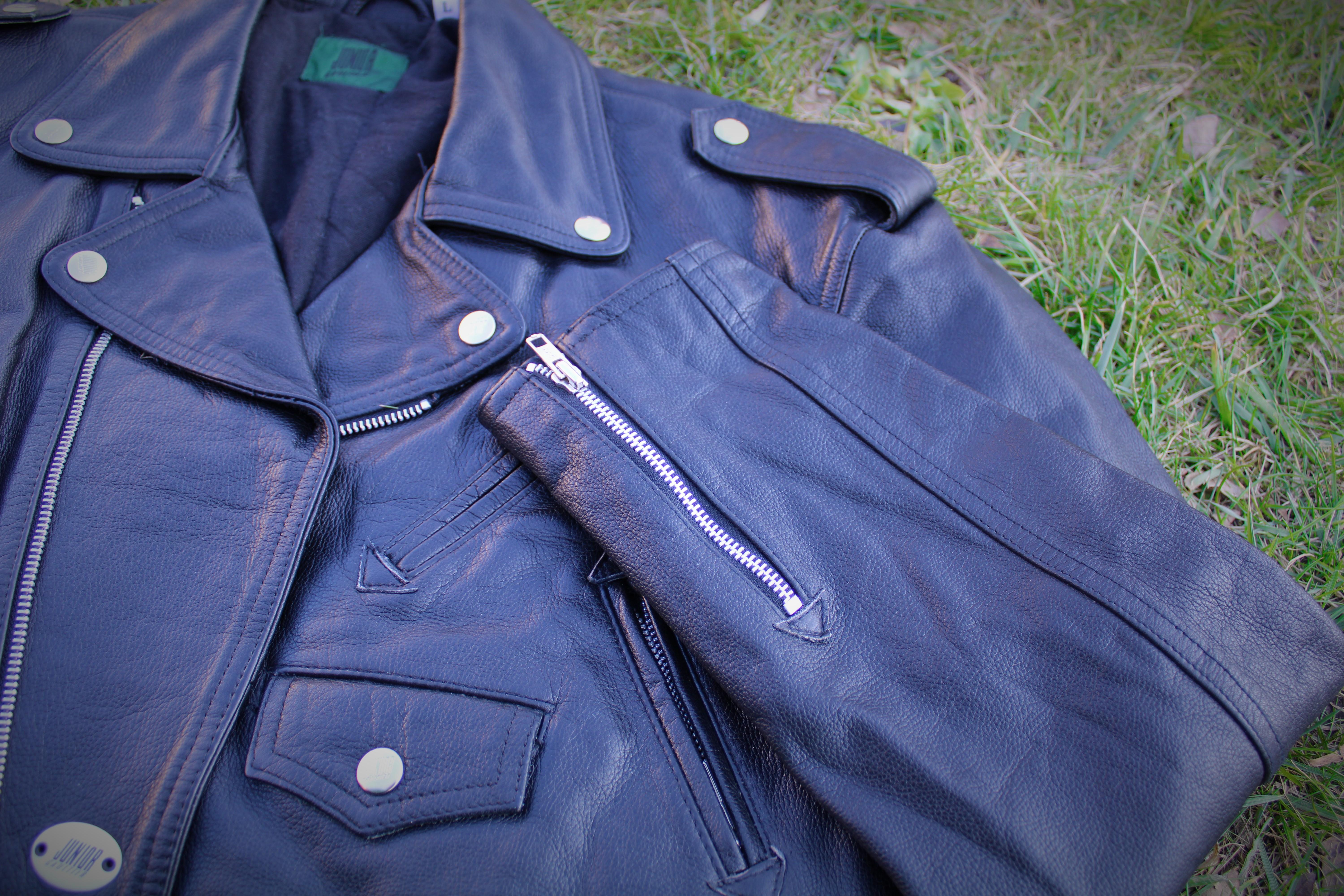 Jean Paul Gaultier Bella Hadid Leather Biker Motorcycle Vintage Punk Coat Jacket For Sale 6