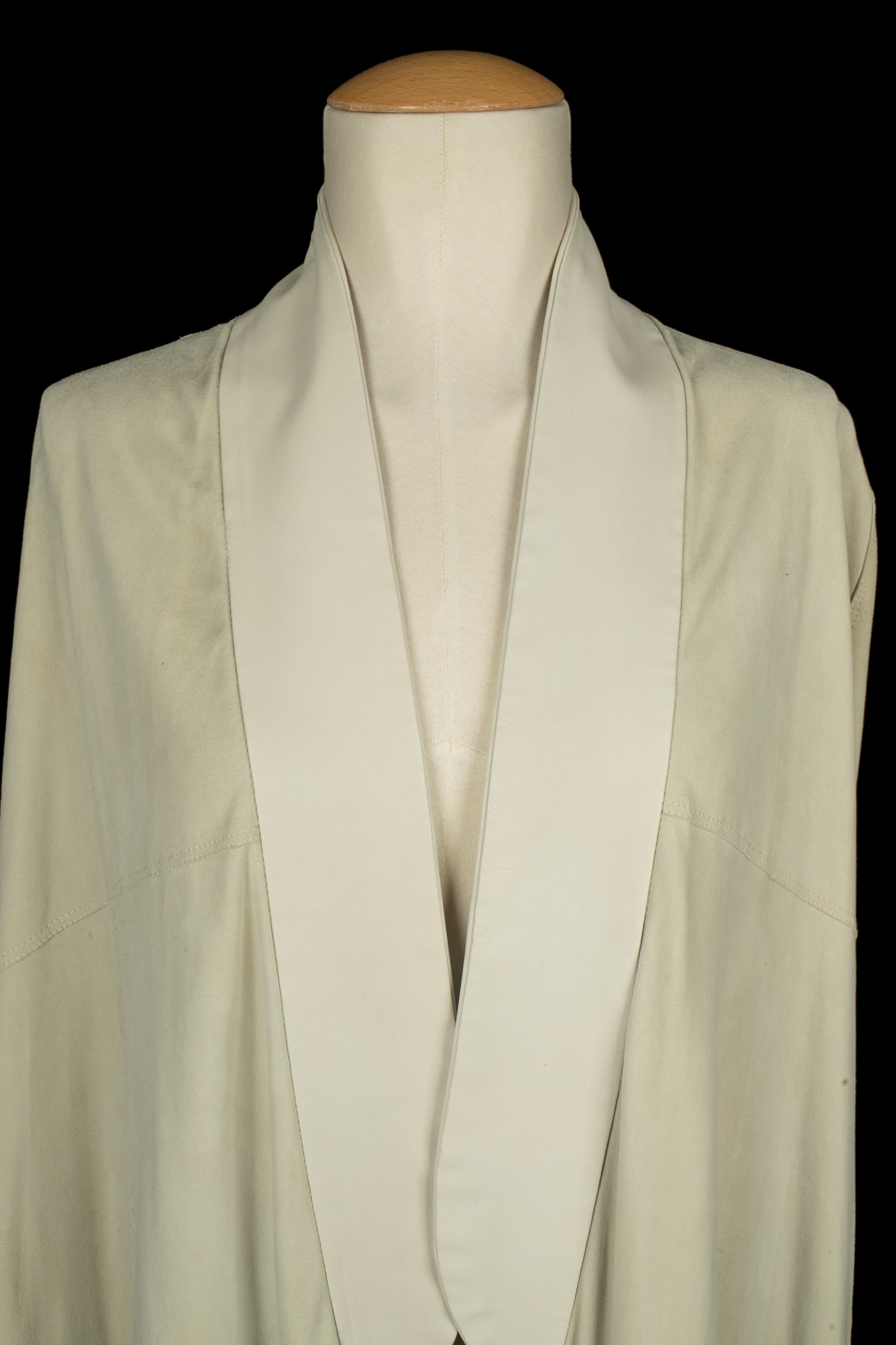 Mantellina in pelle Jean Paul Gaultier in vendita 6