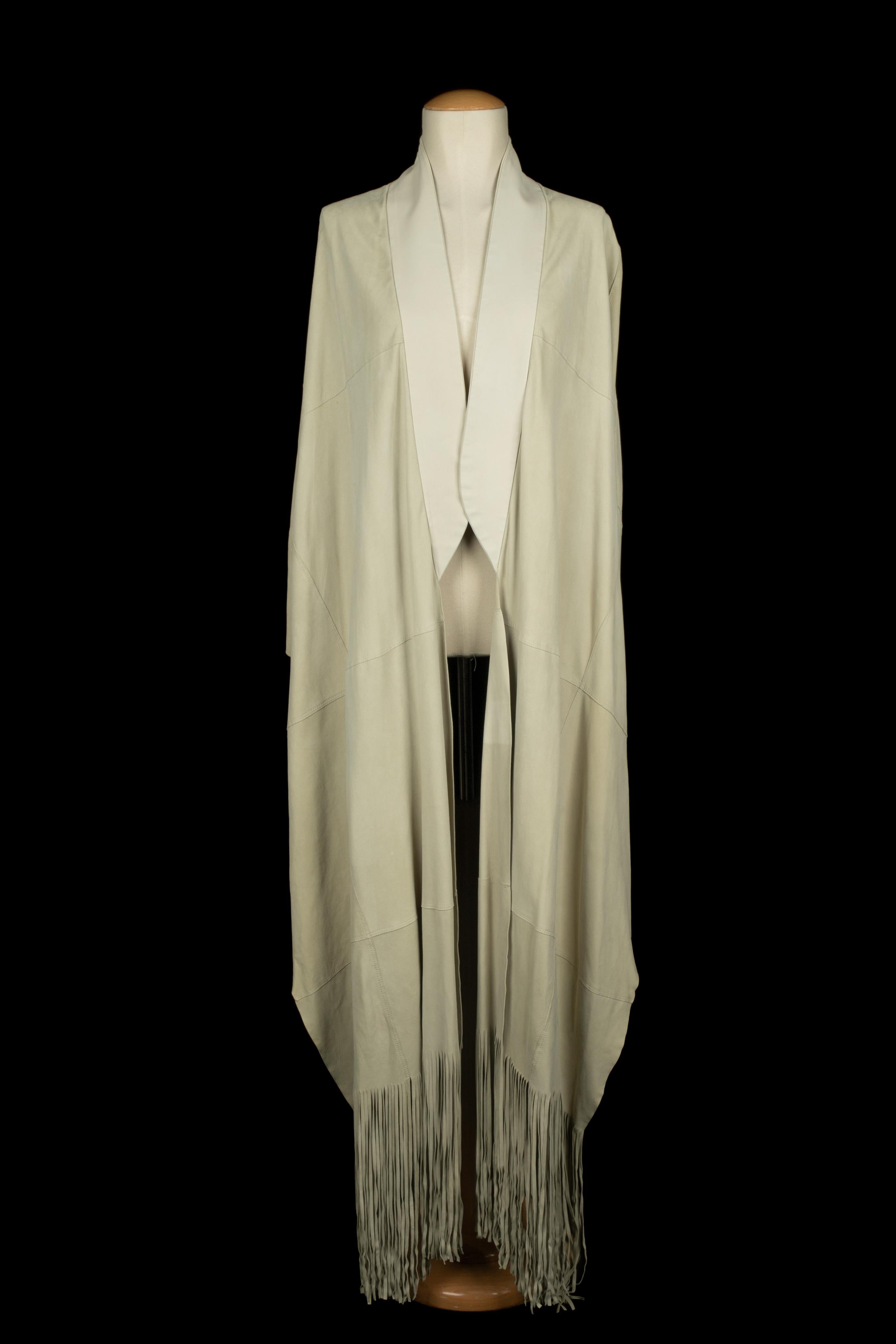 Donna Mantellina in pelle Jean Paul Gaultier in vendita