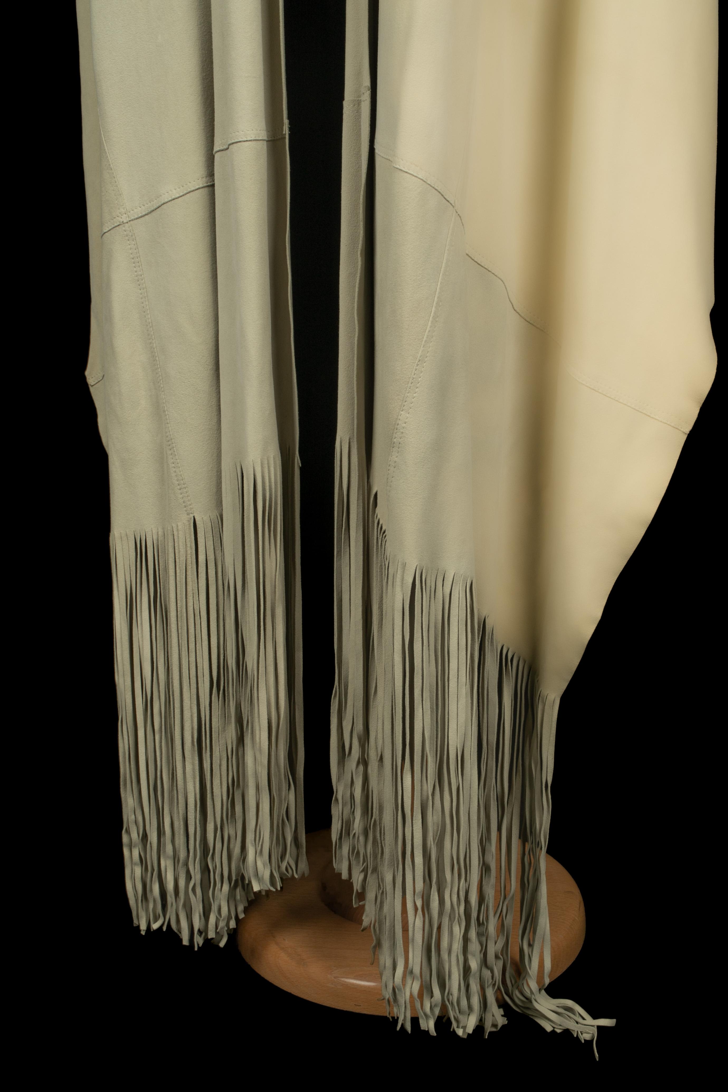 Mantellina in pelle Jean Paul Gaultier in vendita 2