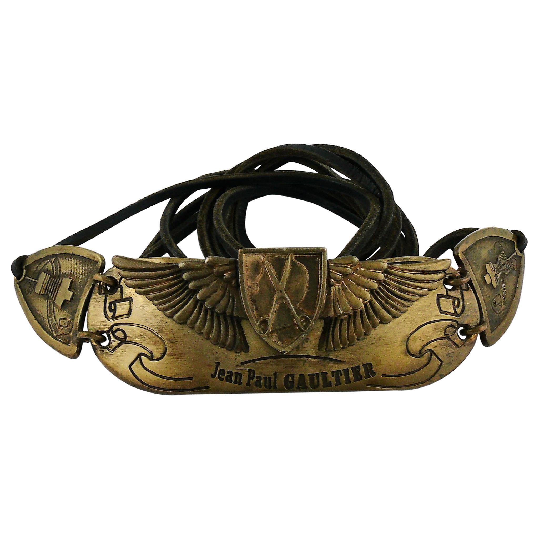 Jean Paul Gaultier Limited Edition Belt "Anniversaire 1976-2001" For Sale