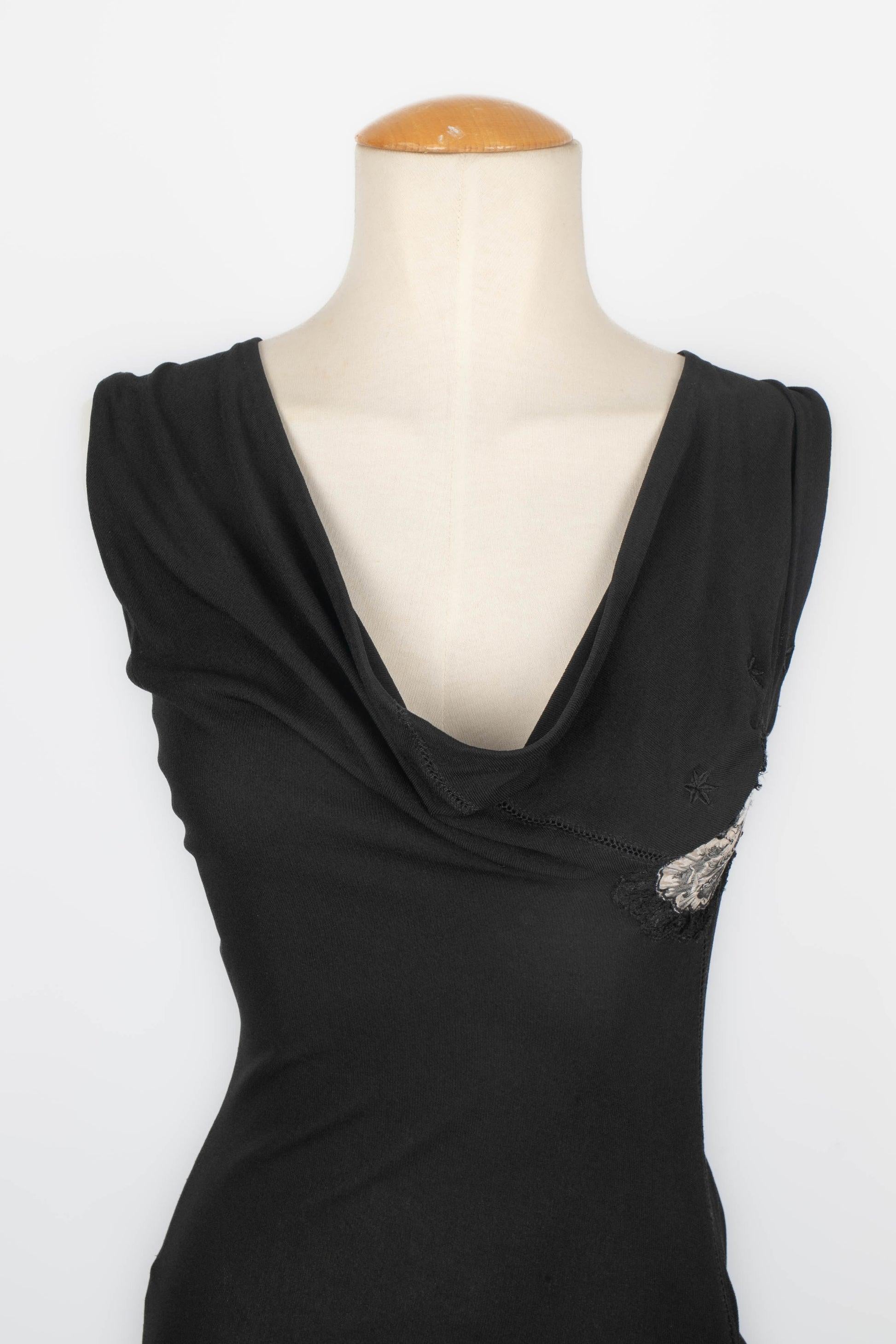 Jean-paul Gaultier Long Black Mesh Dress 1