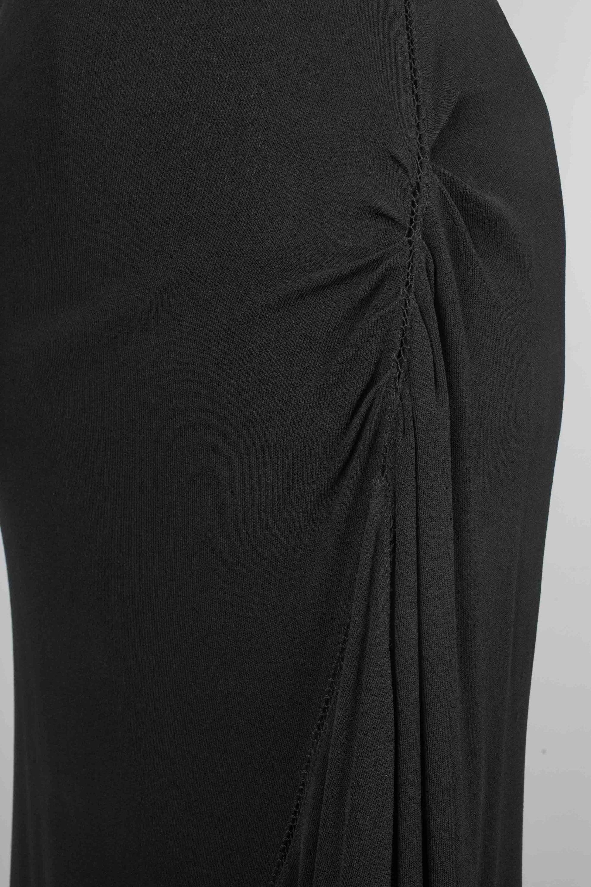 Jean-paul Gaultier Long Black Mesh Dress 3