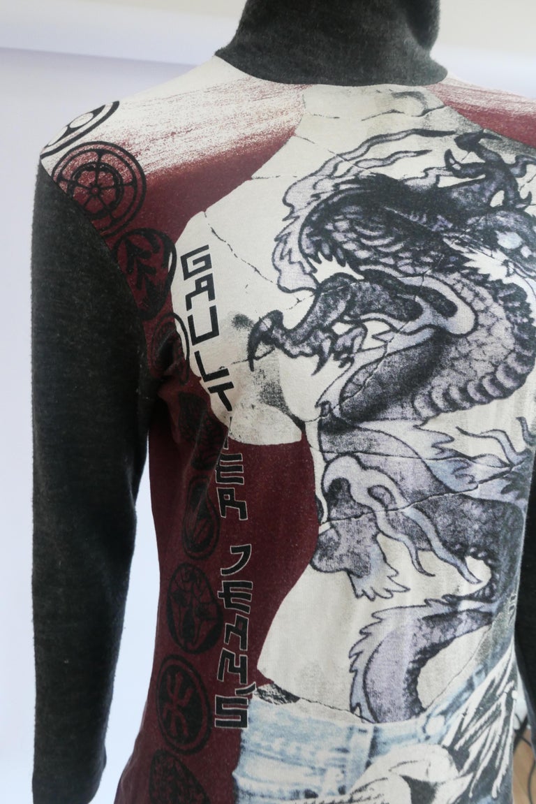 Jean Paul Gaultier Long Sleeve Venus Top at 1stDibs | jean