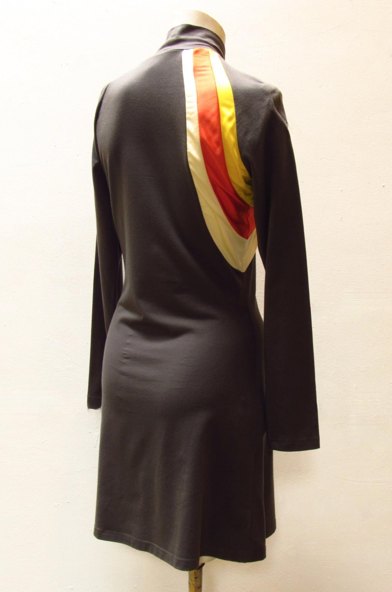 Jean Paul Gaultier Long Sleeved Dress In New Condition For Sale In Laguna Beach, CA