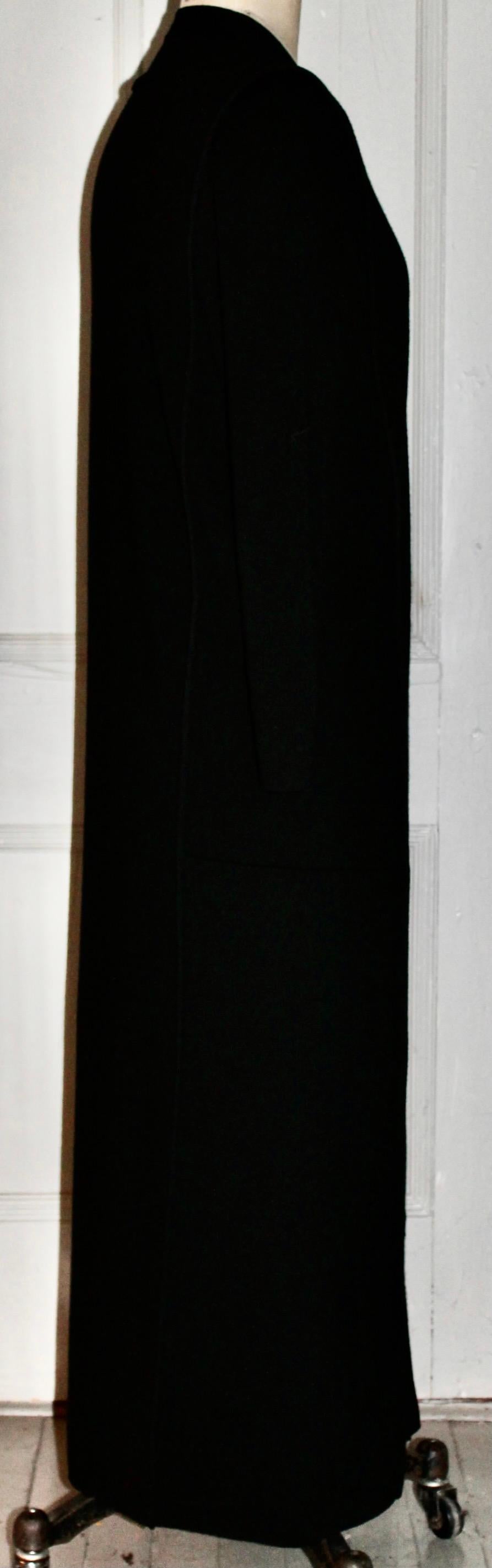 Women's Jean Paul Gaultier Maille Black Wool Day Dress For Sale