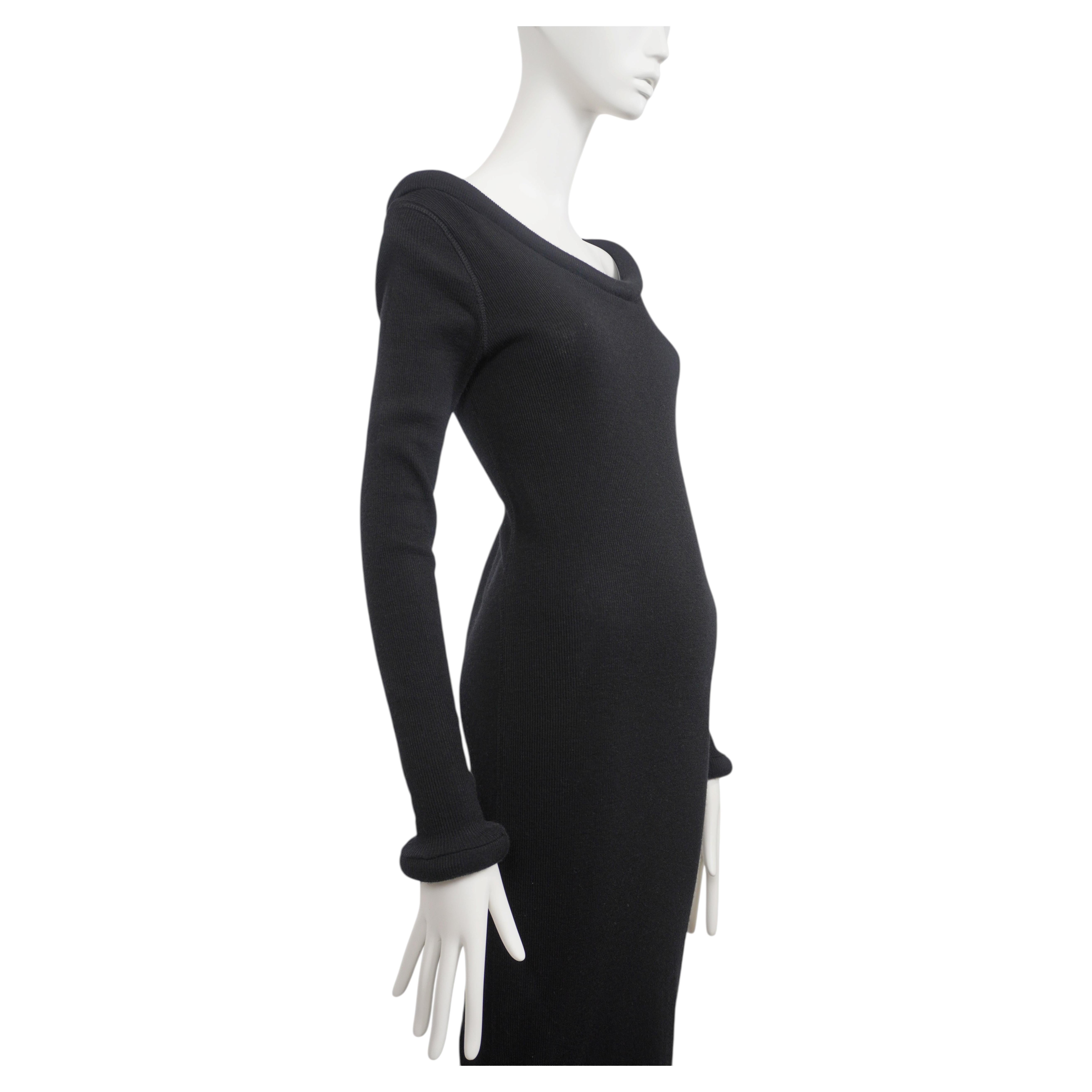JEAN PAUL GAULTIER Maille F/W 1999 Hoops Knit Dress L