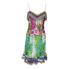 Jean Paul Gaultier Maille Tie Dye Mesh Dress