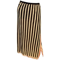 Jean Paul Gaultier Maille  Vintage Stripe Skirt