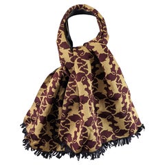 Jean Paul Gaultier Mens 1986 Phoenican Horse Brocade Scarf
