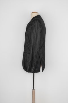 Giacca in seta nera da uomo Jean Paul Gaultier