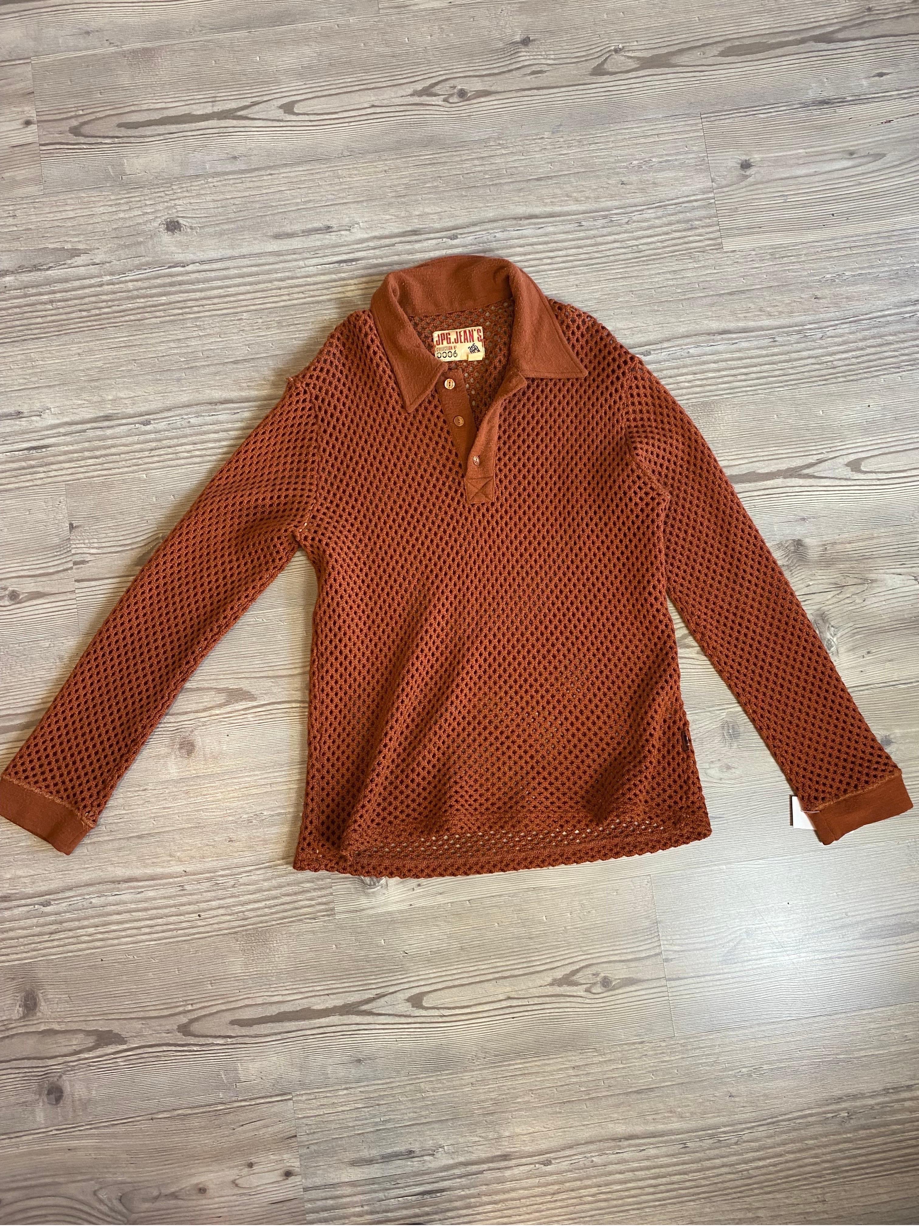 Jean Paul Gaultier men's mesh sweater
Collection 0006. 2
