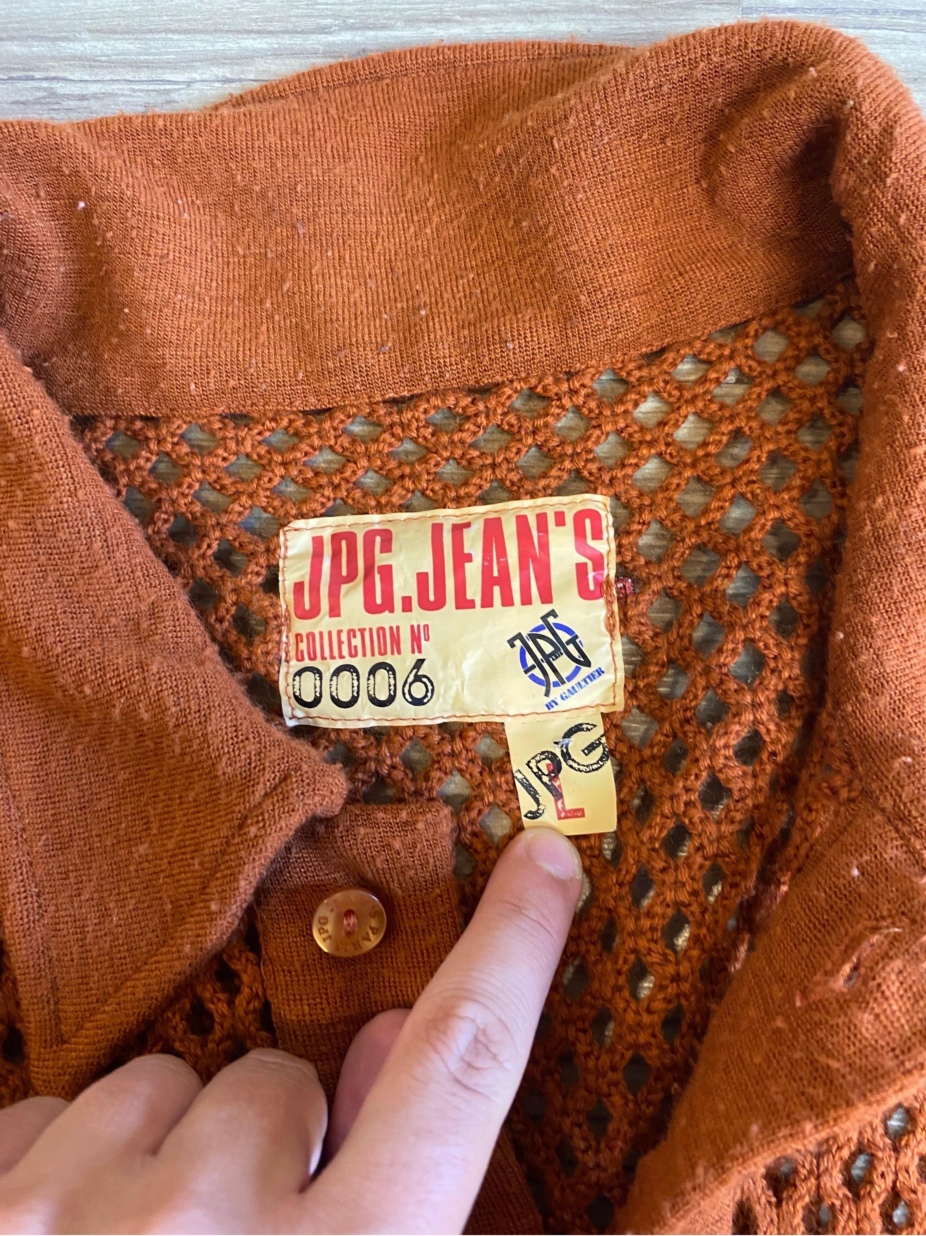 Jean Paul Gaultier men's mesh sweater
Collection 0006. 3