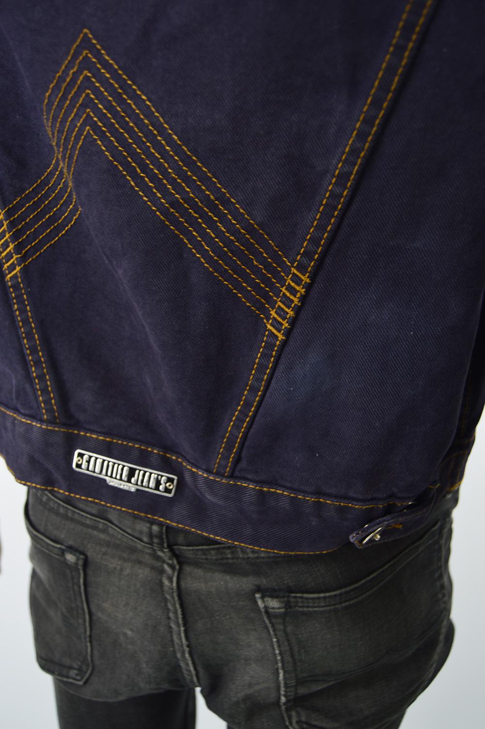 Jean Paul Gaultier Mens Vintage Indigo Denim Jean Jacket, 1990s  2