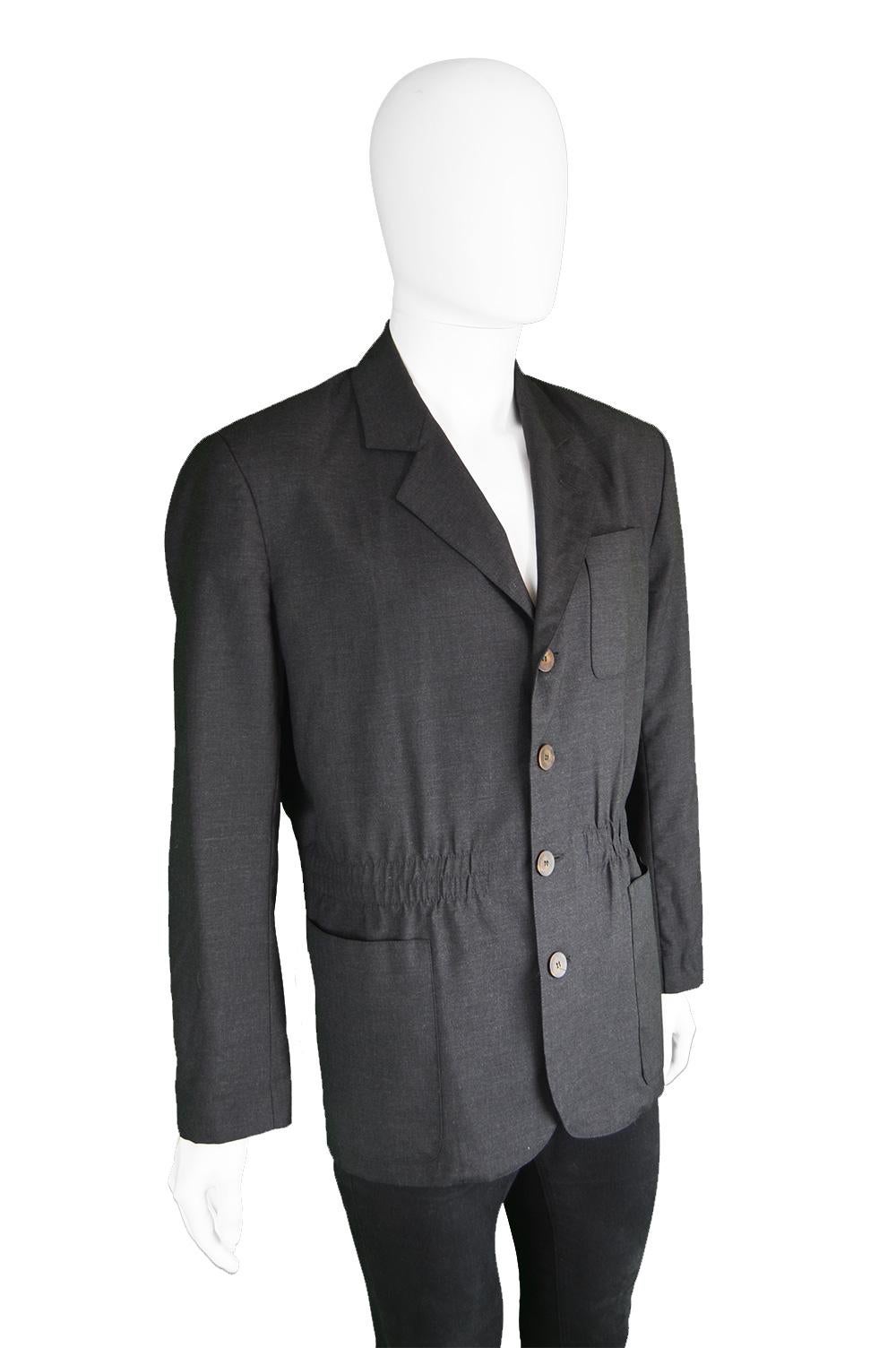 nipped waist blazer