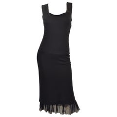Jean Paul Gaultier Mesh Knit Dress with Silk