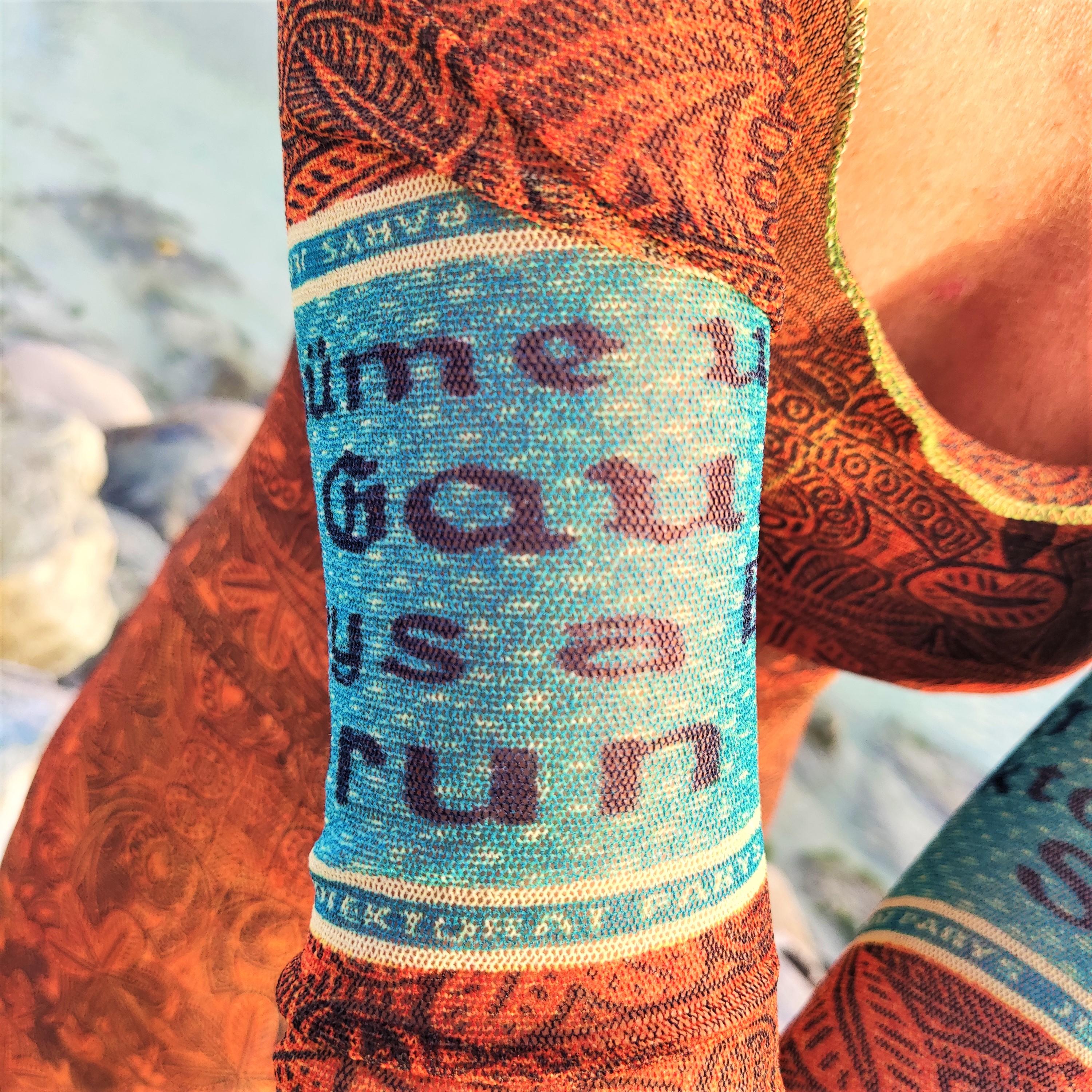 Jean Paul Gaultier Mesh Nomad Ethnic Tribal Aztec Tattoo Tatouages Indian Dress en vente 6