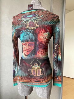 Jean Paul Gaultier Top de Malla "Colección Egipcia" 1997