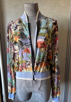Jean Paul Gaultier Vintage Women's Mesh Bomber Jacket, Size M, Italy