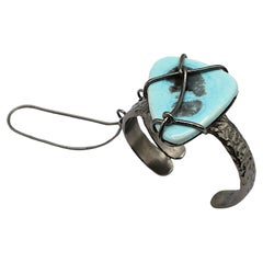 JEAN PAUL GAULTIER Manschettenarmband aus Metall und Keramik