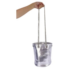 Jean Paul Gaultier Metallic Bucket Shoulder Bag