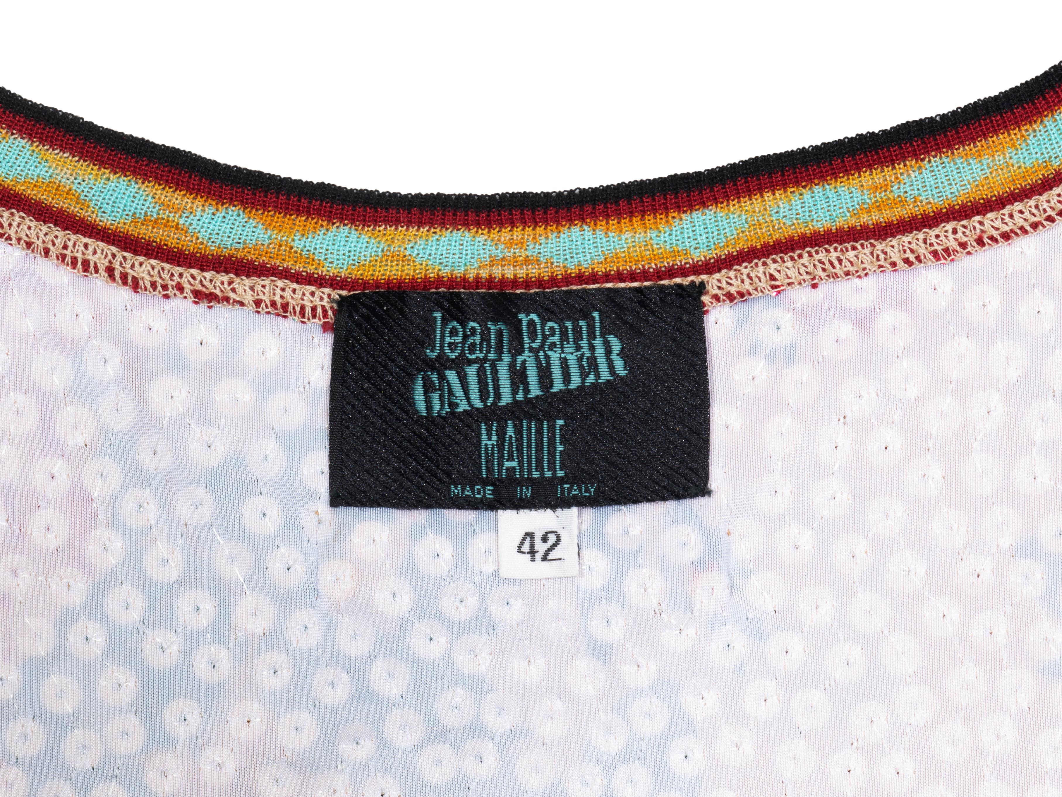 Jean Paul Gaultier T-Shirt und Leggings mit goldenen Pailletten, ss 1991 im Angebot 7