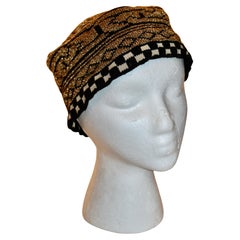 Jean Paul Gaultier Metallic Knit "Equator" Hat