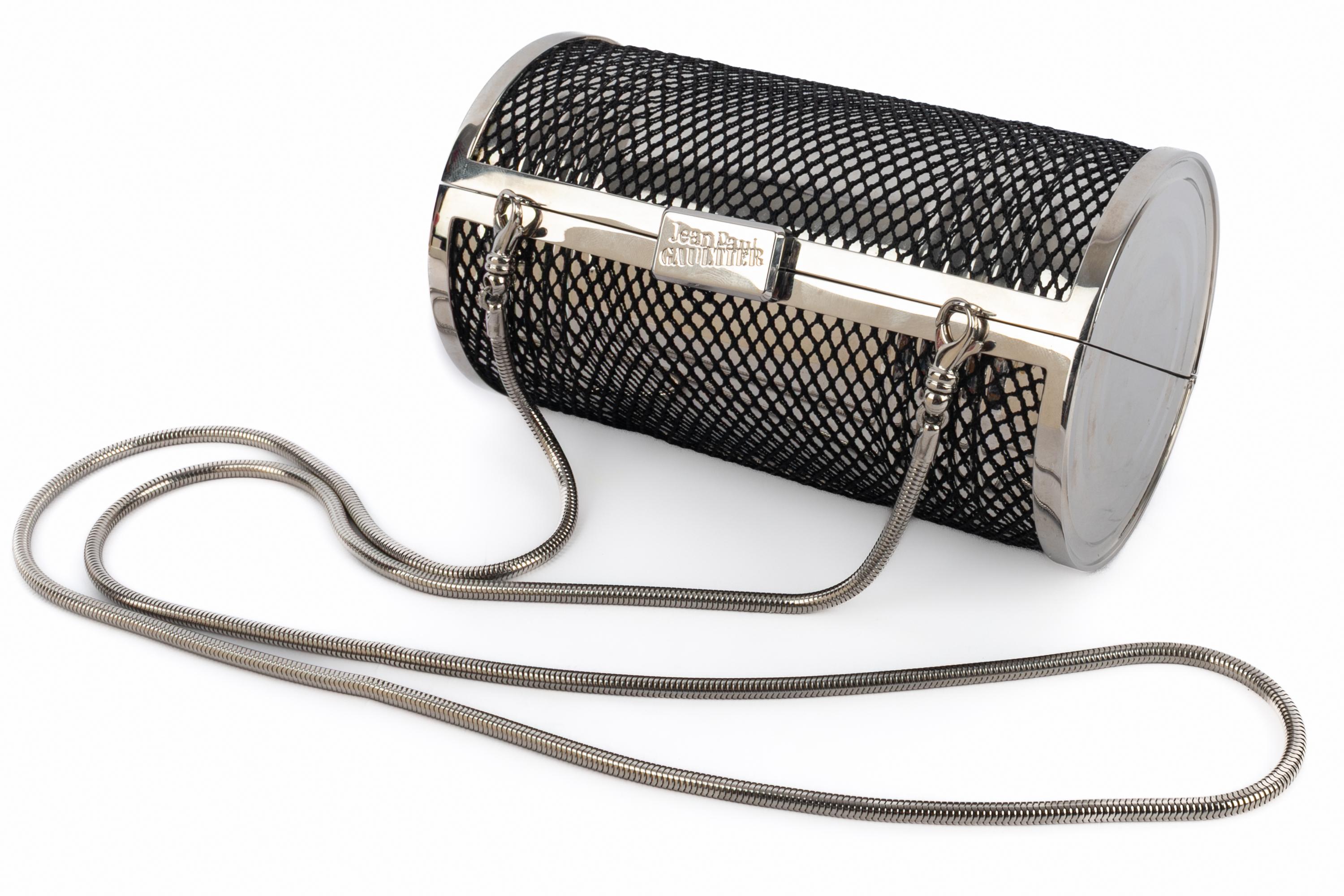 Grigio Jean-Paul Gaultier minaudiere bag 'can' in vendita
