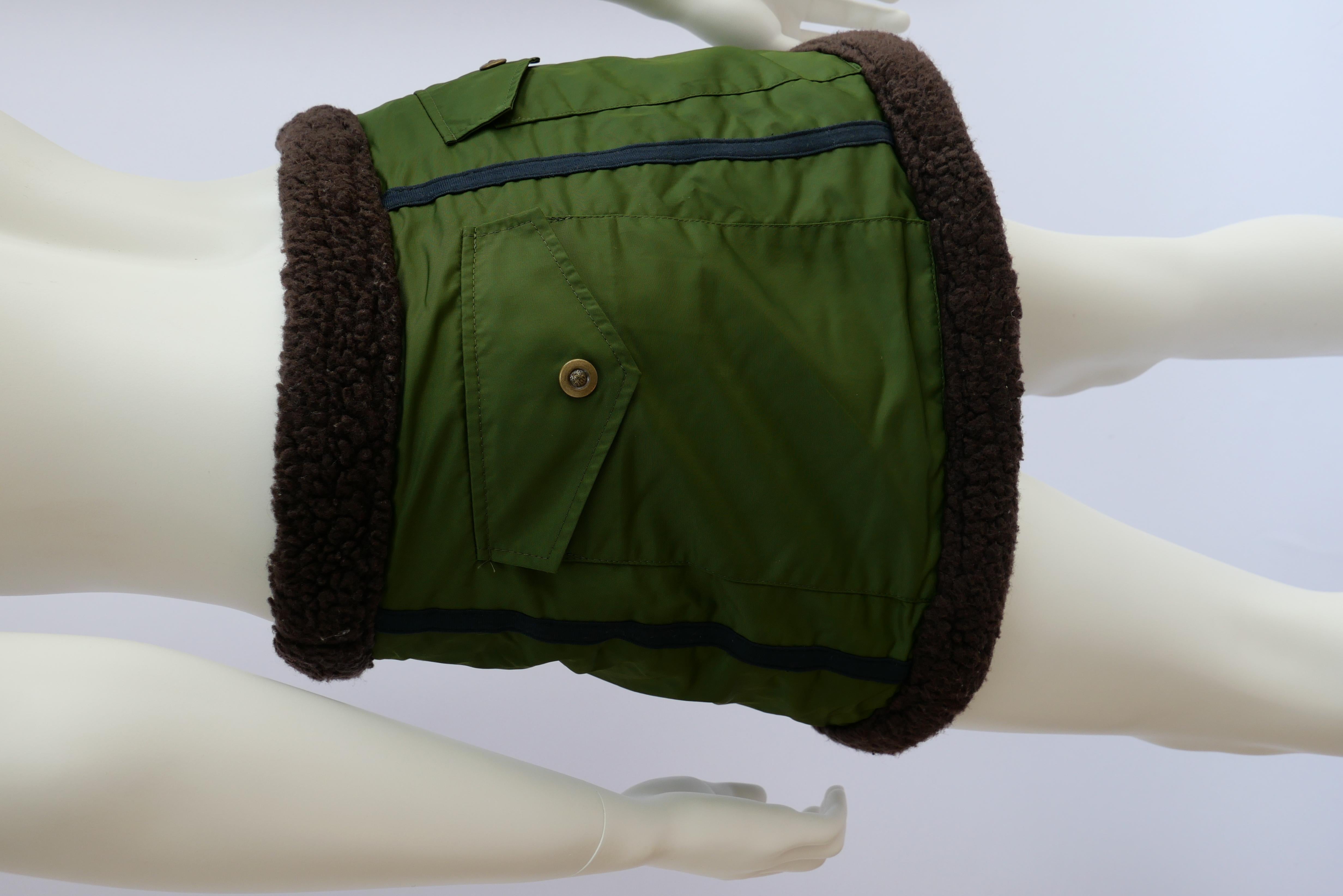Jean Paul Gaultier Mini Skirt with Wool Lining 2