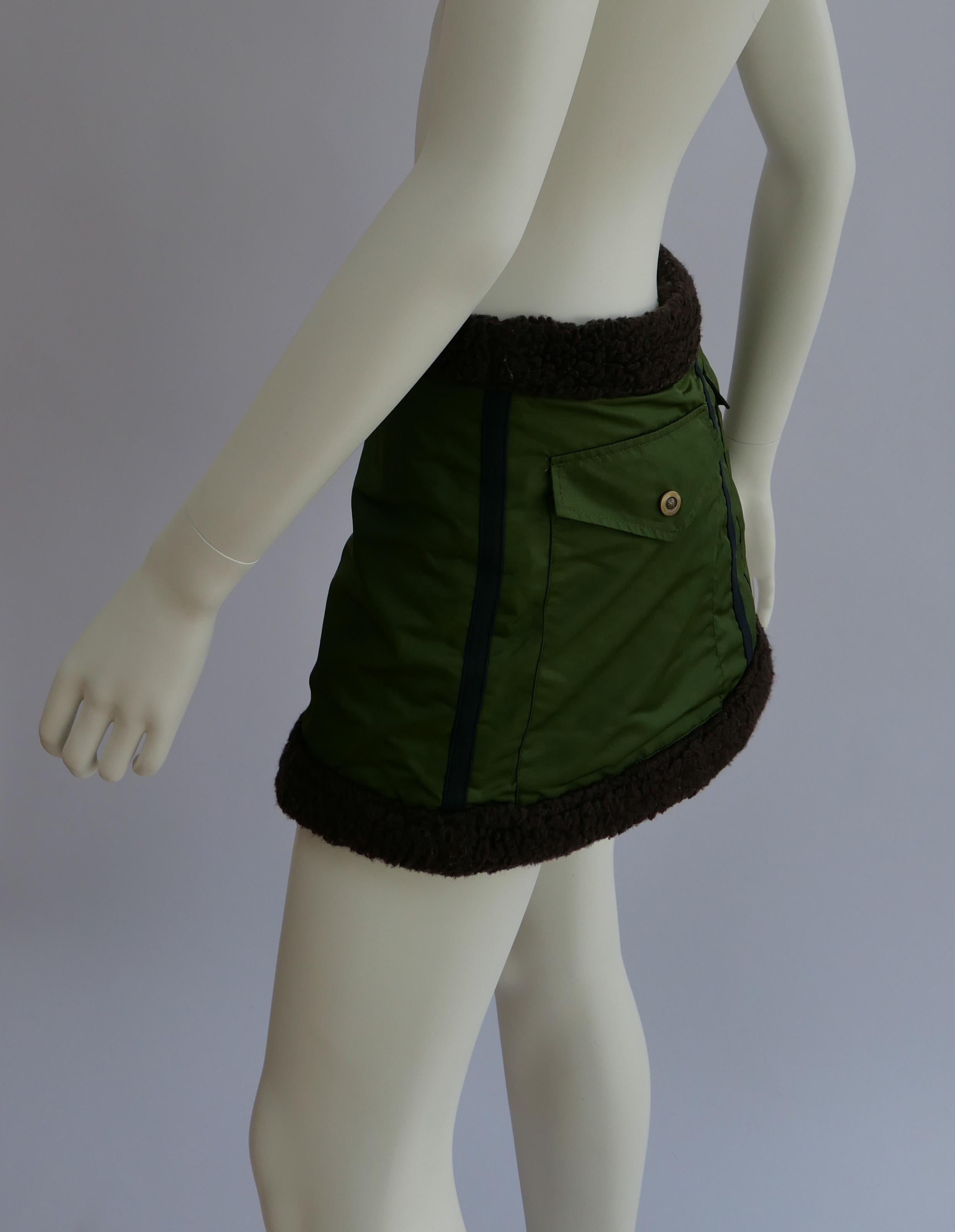 Jean Paul Gaultier Mini Skirt with Wool Lining 3