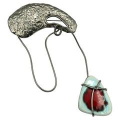 JEAN PAUL GAULTIER Modernist Mobile Dangle Brooch