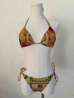 Jean Paul Gaultier Multicolor “United States of Gaultier” Banknote Bikini