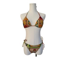 Jean Paul Gaultier Multicolor “United States of Gaultier” Banknote Bikini