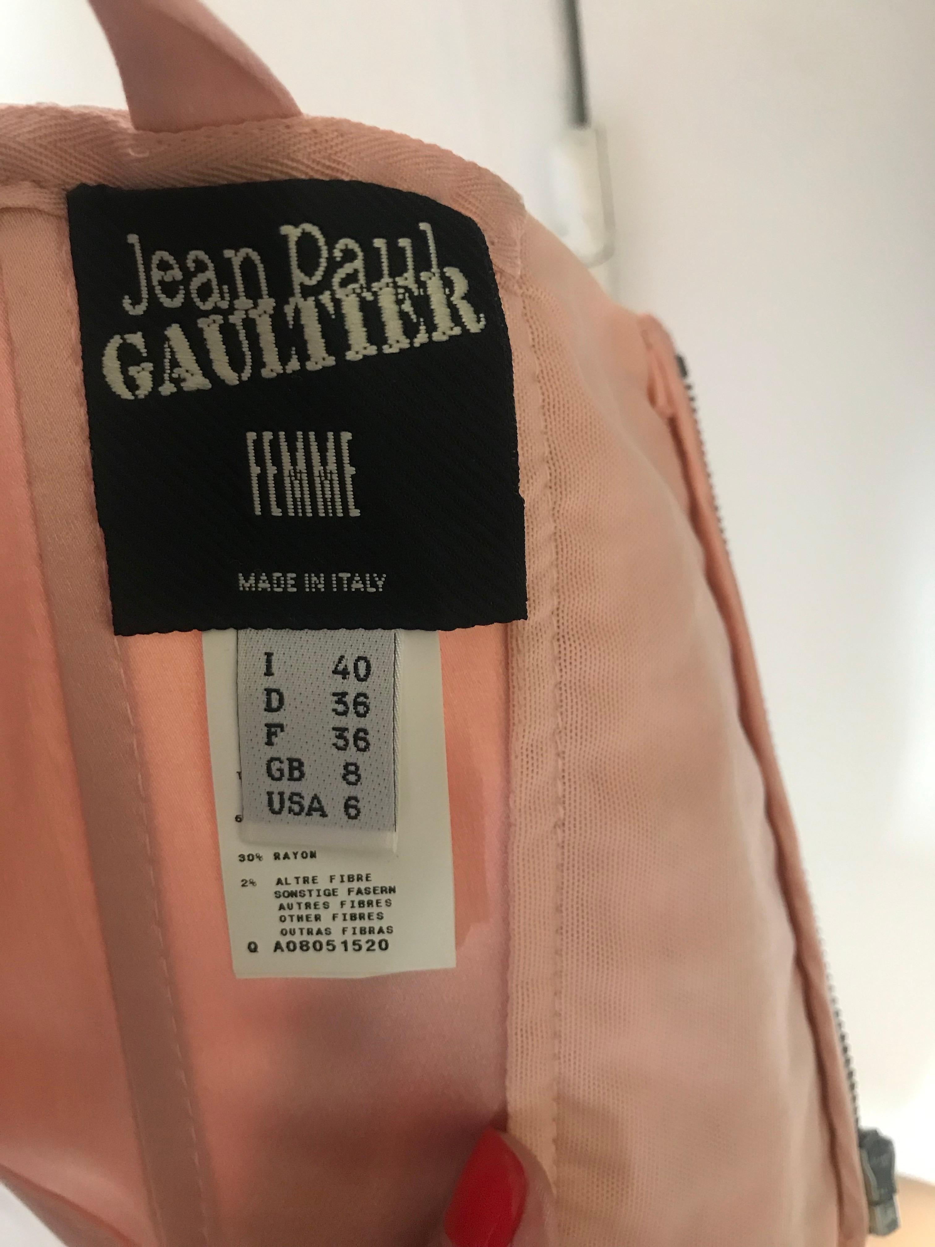 Marron JEAN PAUL GAULTIER Nouveau bustier corset conique. Jamais porté. en vente