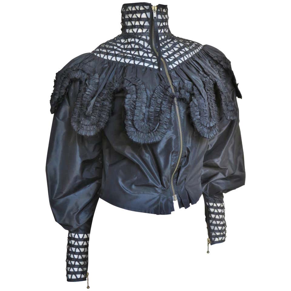 Yohji Yamamoto Wrap and Drape Silk Jacket For Sale at 1stDibs