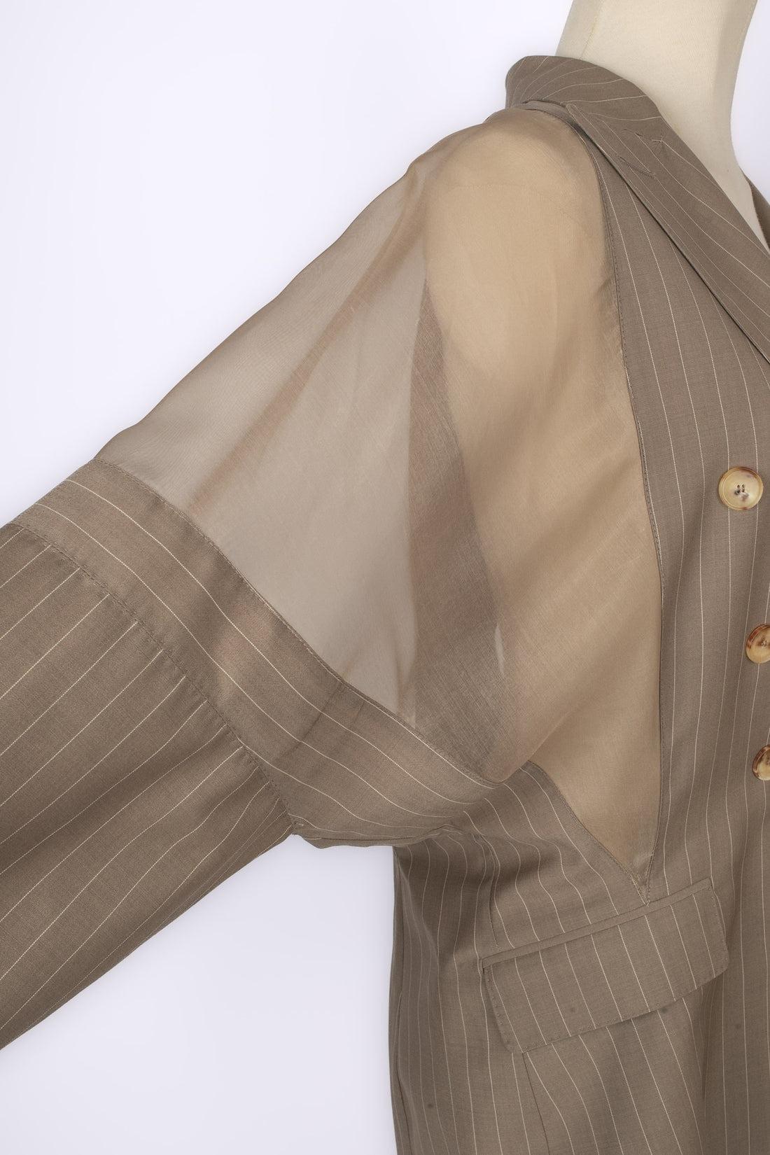 Jean-Paul Gaultier Organza and New Wool Jacket 1