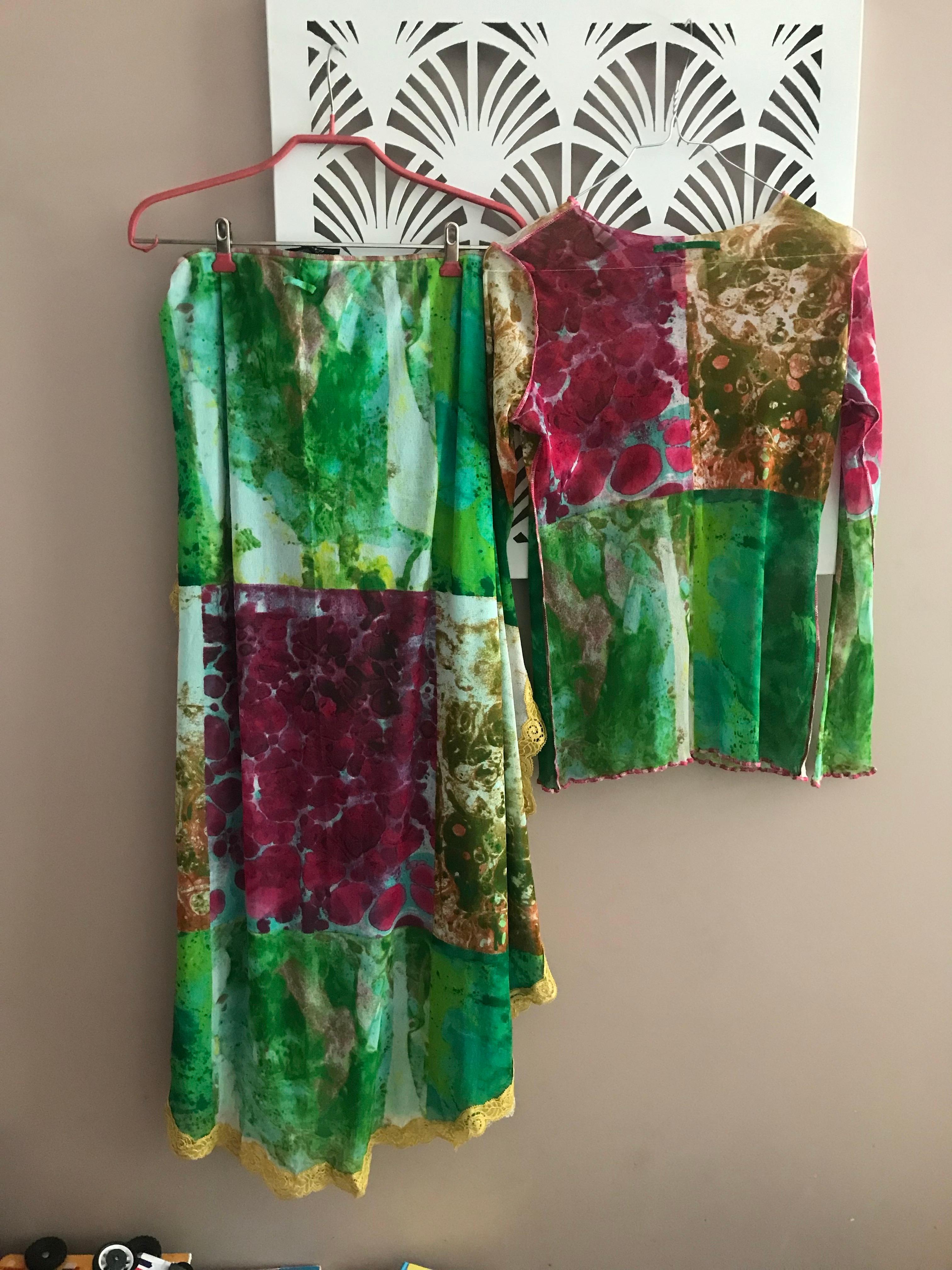 JEAN PAUL GAULTIER Pants, blouse and pareo set. in vendita 12