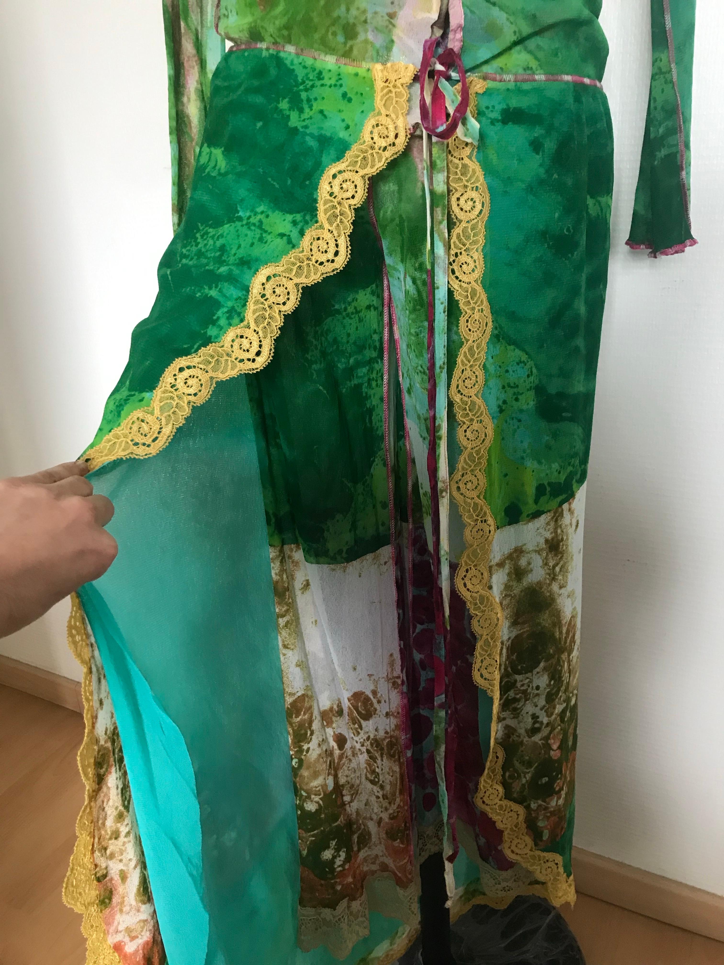 JEAN PAUL GAULTIER Pants, blouse and pareo set. in vendita 1