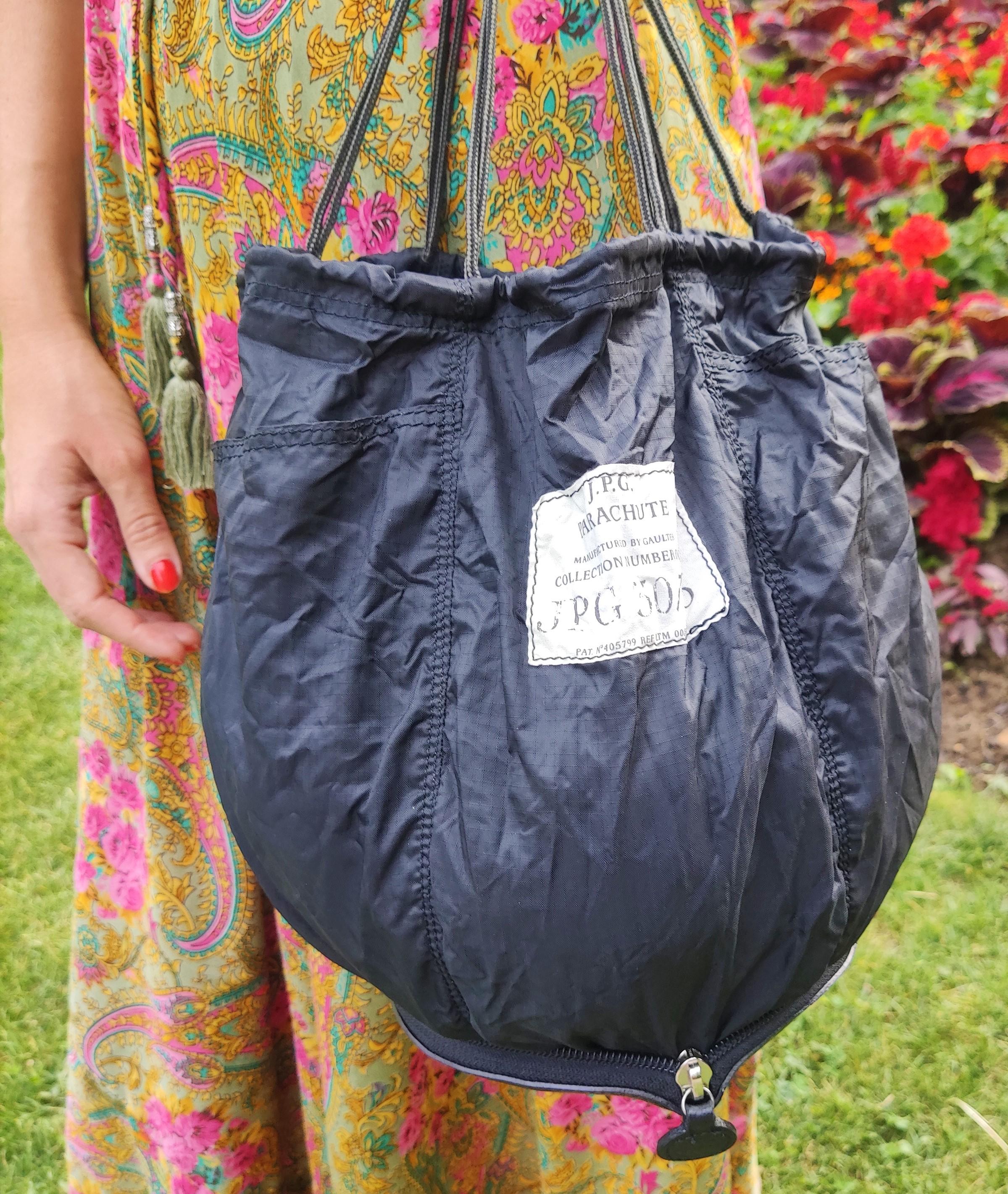Jean Paul Gaultier Parachute JPG Foldable Transformable Vintage Straps Bag 3