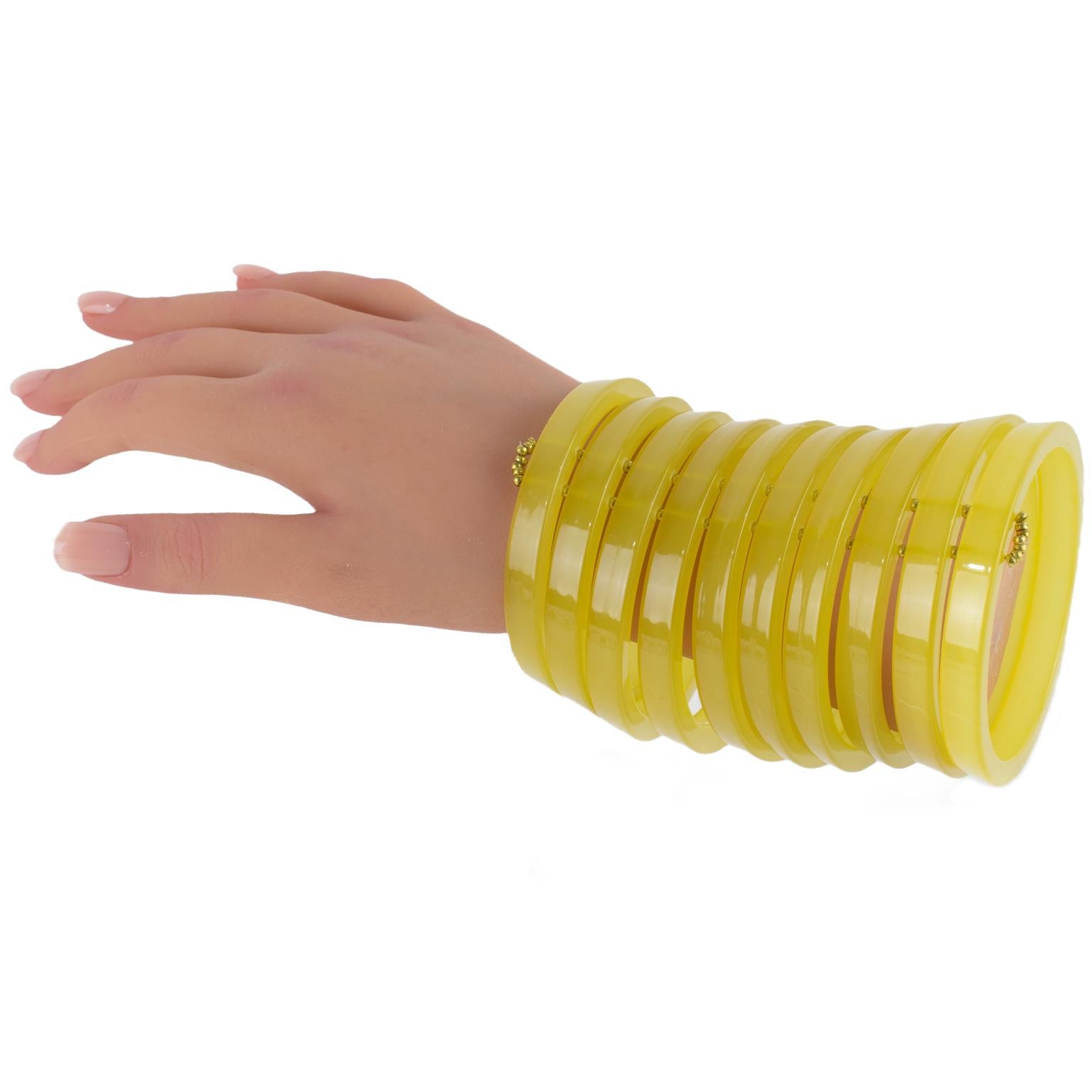 Jean Paul Gaultier Jeans, Collezione Couture 2010, Bracciale Bangle Extra-Largo in vendita 6