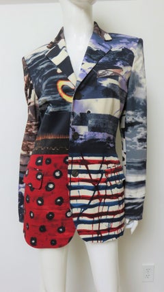 Jean Paul Gaultier Multi Pattern Color Block Jacket
