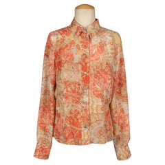 Vintage Jean Paul Gaultier Patterned Silk Shirt