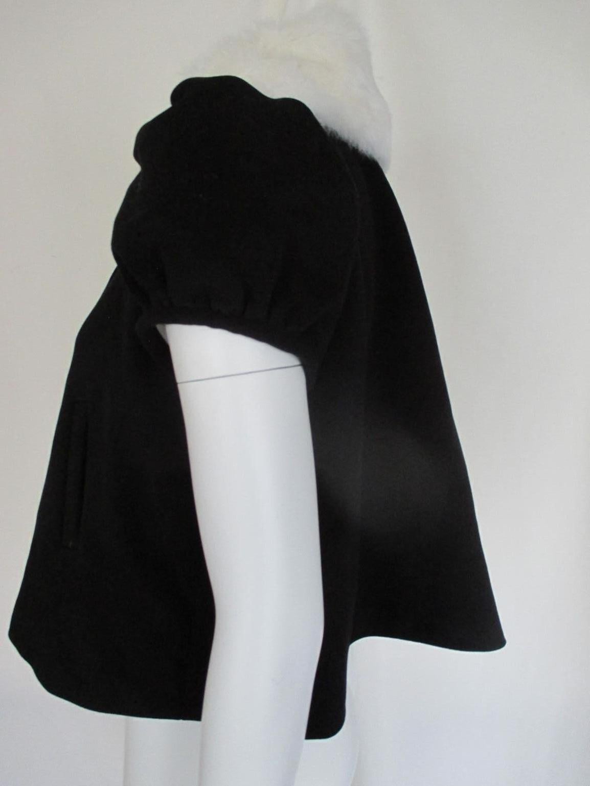 Jean Paul Gaultier Petite Bolero Fur small In Good Condition In Amsterdam, NL